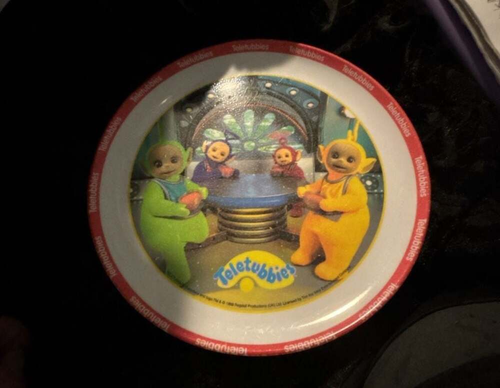 Vintage 1998 Teletubbies Melamine Children's Plate